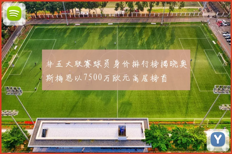 非五大联赛球员身价排行榜揭晓奥斯梅恩以7500万欧元高居榜首
